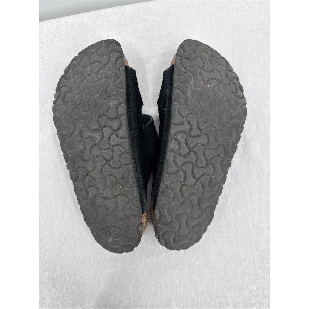 Birkenstock Womens Black Suede Arizona Classic Sandal Size 38/7.5 Boho Comfort - Picture 7 of 7